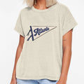 Atlanta Pennant Flag T-Shirt - Unique Graphic Men Women - T-Shirt, Sweatshirt, Hoodie