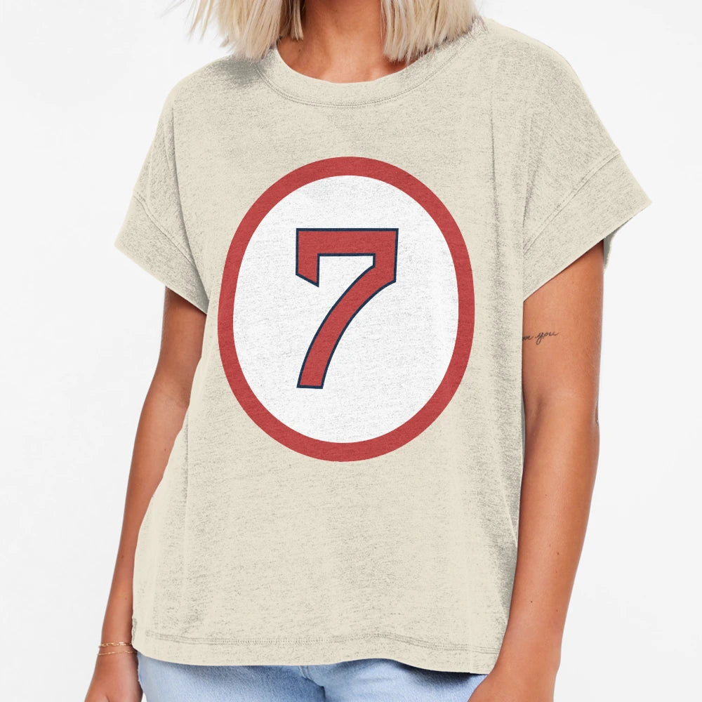 Christian Vazquez 7 Jersey Number T-Shirt - Minimalist Print Men Women - T-Shirt, Sweatshirt, Hoodie