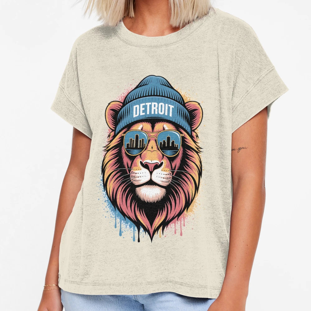 Detroit Lion T-Shirt - Fun Novelty Design Unisex - T-Shirt, Sweatshirt, Hoodie