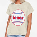Texas Throwback Baseball T-Shirt - Novelty Apparel Unisex - T-Shirt, Sweatshirt, Hoodie