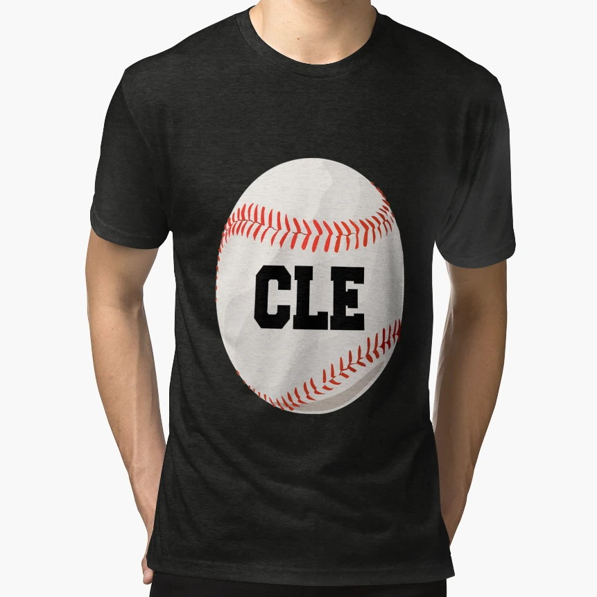 Cleveland Ohio Baseball Heart Cle T-Shirt - Novelty Apparel for Adults - T-Shirt, Sweatshirt, Hoodie