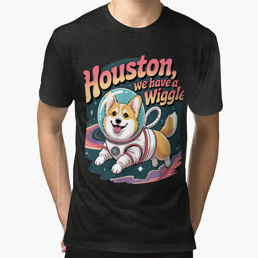 Houston We Have Wiggle T-Shirt - Unique Graphic for Adults - T-Shirt, Sweatshirt, Hoodie