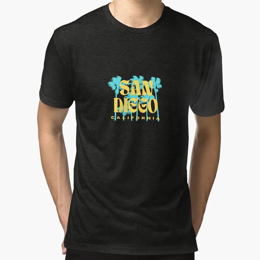 San Diego California Beach Lifestyle T-Shirt - Minimalist Print for Adults - T-Shirt, Sweatshirt, Hoodie