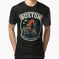 Boston Massachusetts T-Shirt - Fun Novelty Design Men Women - T-Shirt, Sweatshirt, Hoodie