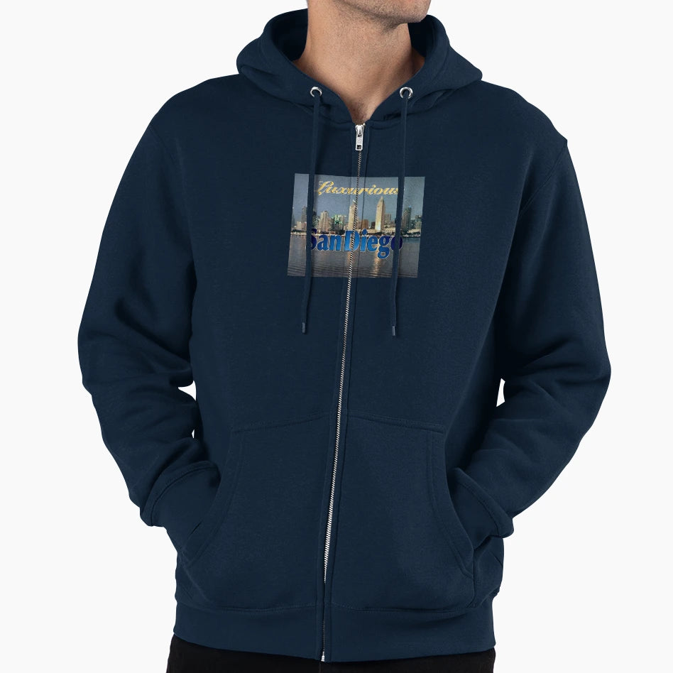 Luxurious San Diego Hoodie - Fun Novelty Design for Adults - T-Shirt, Sweatshirt, Hoodie