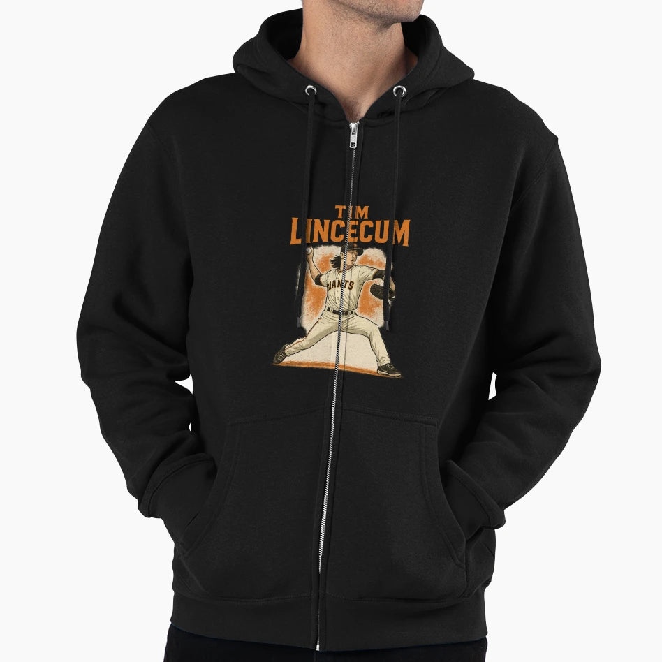 Tim Lincecum Baseball Legend Hoodie - Fun Novelty Design Men Women - T-Shirt, Sweatshirt, Hoodie