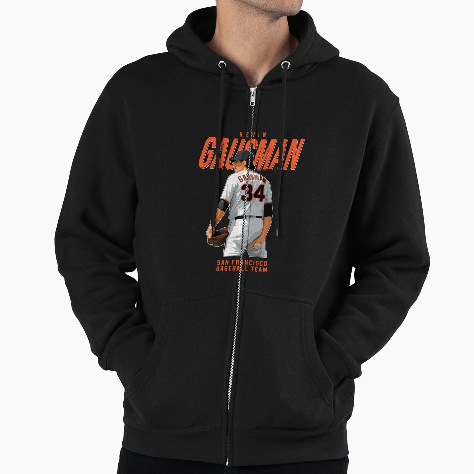 Kevin Gausman 34 San Francisco Baseball Team Hoodie - Graphic Print Unisex - T-Shirt, Sweatshirt, Hoodie
