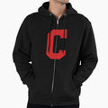 Alphabet Red C Sports Letter C Hoodie - Graphic Print Men Women - T-Shirt, Sweatshirt, Hoodie