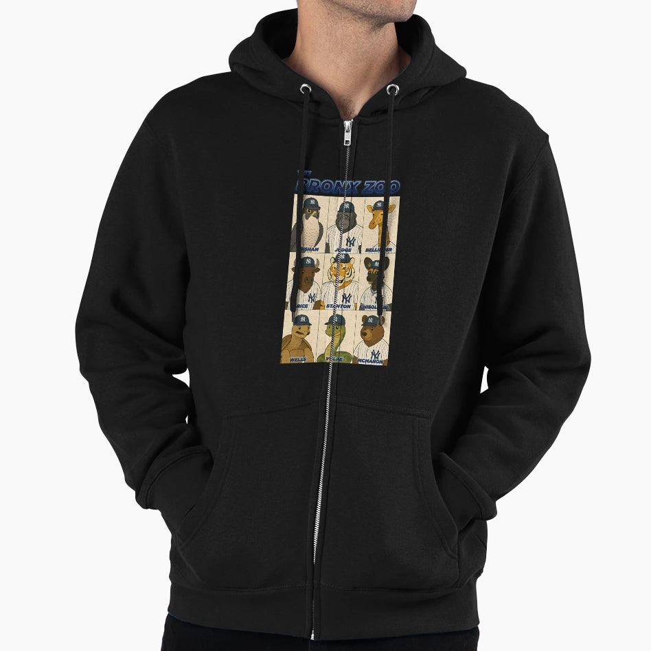 Nyy Bronx Zoo Grisham Judge Bellinger Hoodie - Novelty Apparel for Adults - T-Shirt, Sweatshirt, Hoodie