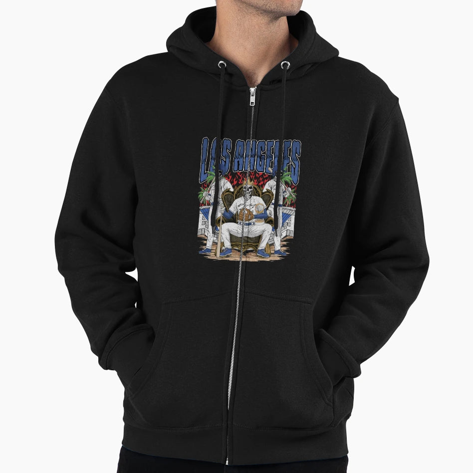 Los Angeles Baseball Hoodie - Casual Everyday Wear Unisex - T-Shirt, Sweatshirt, Hoodie