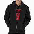 Howe Red Wings Home White Red Hoodie - Custom Art Print Men Women - T-Shirt, Sweatshirt, Hoodie