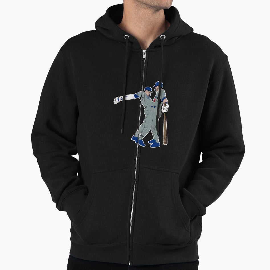 Dodger Dinger Crotch Bump Hoodie - Unique Graphic Men Women - T-Shirt, Sweatshirt, Hoodie