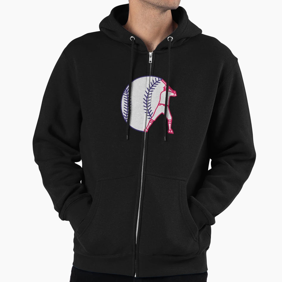 Baseball Players Hoodie - Fun Novelty Design Unisex - T-Shirt, Sweatshirt, Hoodie