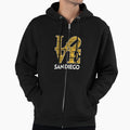 Love San Diego City Map San Diego 619 Hoodie - Aesthetic Graphic Unisex - T-Shirt, Sweatshirt, Hoodie