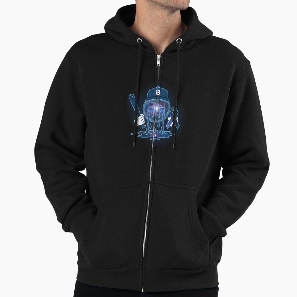 Diabetes Awareness Baseball Drip Ice Hoodie - Aesthetic Graphic Men Women - T-Shirt, Sweatshirt, Hoodie