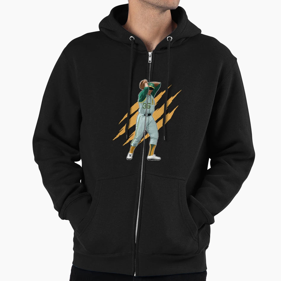 Vida Blue Throw Pitches 35 Claw Hoodie - Custom Art Print Men Women - T-Shirt, Sweatshirt, Hoodie