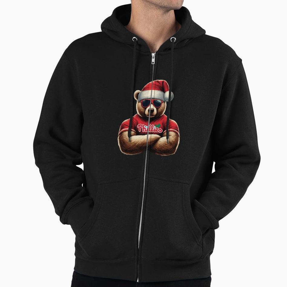 Phillies Merry Hoodie - Graphic Print Men Women - T-Shirt, Sweatshirt, Hoodie