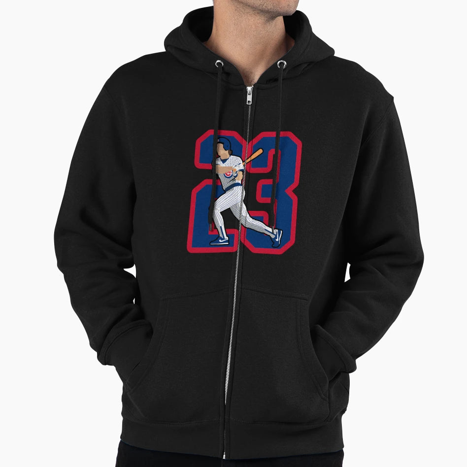 Ryne Sandberg 23 Hoodie - Custom Art Print Men Women - T-Shirt, Sweatshirt, Hoodie