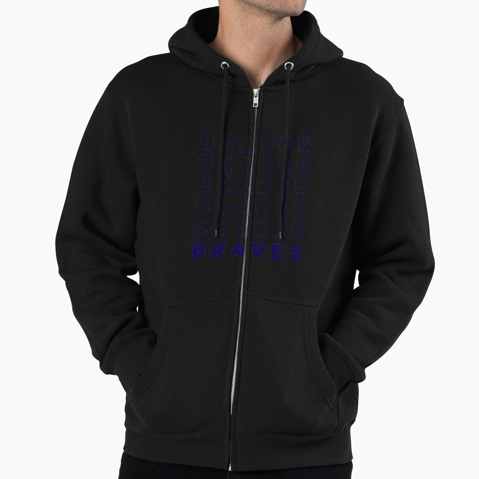Braves Throwback Hoodie - Unique Graphic for Adults - T-Shirt, Sweatshirt, Hoodie