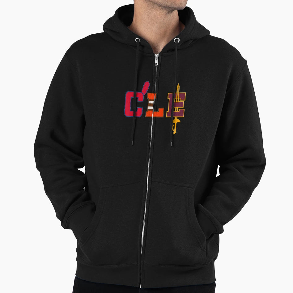 Cle Cleveland 216 Basketball Baseball Hoodie - Graphic Print Men Women - T-Shirt, Sweatshirt, Hoodie