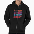 Detroit Sports Teams Multi Color Pride Hoodie - Unique Graphic Men Women - T-Shirt, Sweatshirt, Hoodie