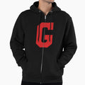 Alphabet Red G Sports Letter G Hoodie - Custom Art Print for Adults - T-Shirt, Sweatshirt, Hoodie