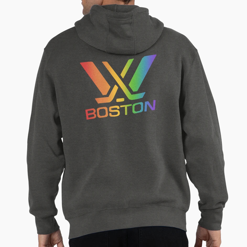 Pride Boston Pwhl Logo Hoodie - Aesthetic Graphic for Adults - T-Shirt, Sweatshirt, Hoodie