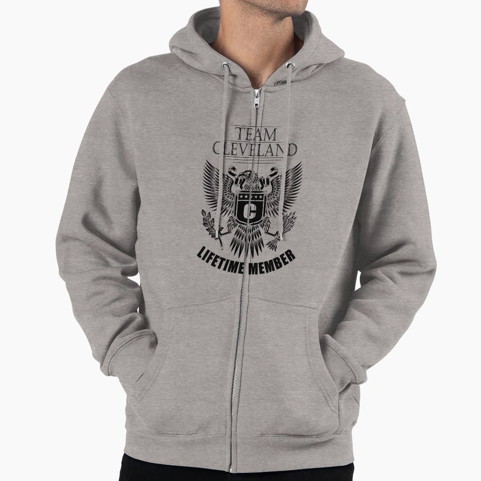 Team Cleveland Lifetime Member Hoodie - Aesthetic Graphic Men Women - T-Shirt, Sweatshirt, Hoodie