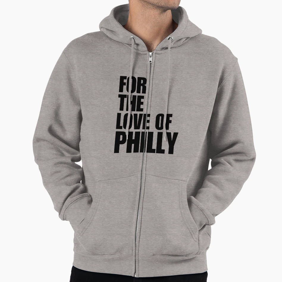 Love Philly Philadelphia Philly Hoodie - Fun Novelty Design for Adults - T-Shirt, Sweatshirt, Hoodie