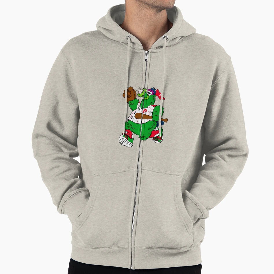 Mascot Phanatic Baseball Fan Hoodie - Novelty Apparel Men Women - T-Shirt, Sweatshirt, Hoodie