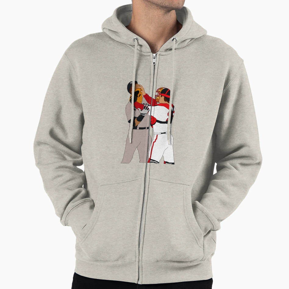 Jason Varitek Alex Rodriguez Brawl Hoodie - Trendy Graphic Men Women - T-Shirt, Sweatshirt, Hoodie