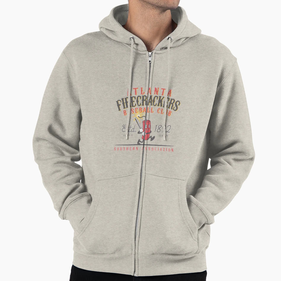 Atlanta Firecrackers Baseball Club Hoodie - Minimalist Print Men Women - T-Shirt, Sweatshirt, Hoodie