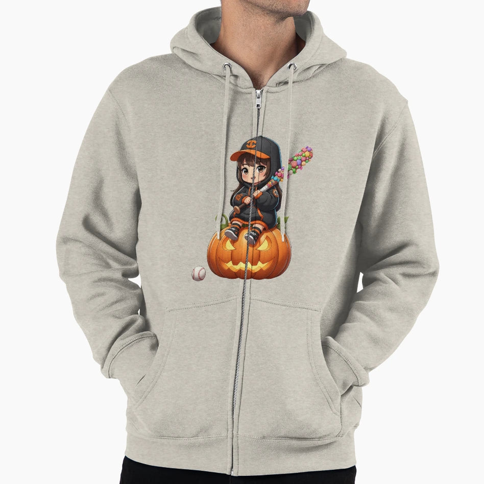 Halloween Sweet Slugger Hoodie - Trendy Graphic for Adults - T-Shirt, Sweatshirt, Hoodie