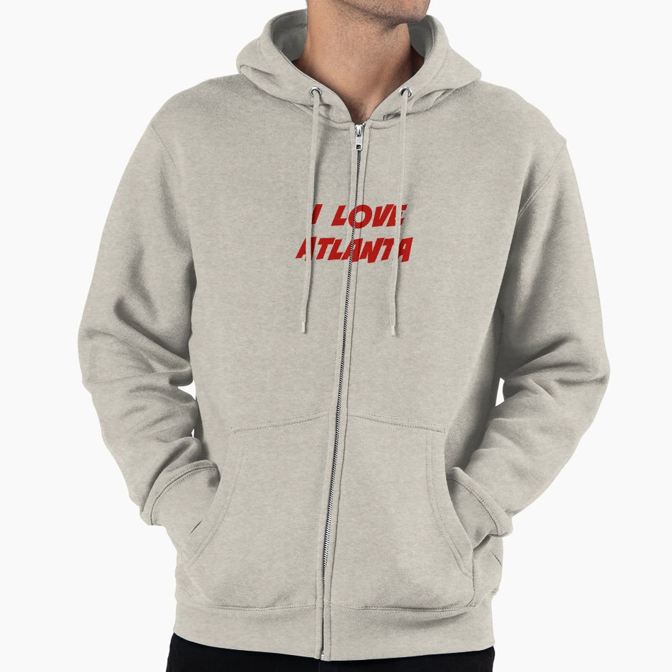 I Love Atlanta Hoodie - Trendy Graphic Unisex - T-Shirt, Sweatshirt, Hoodie