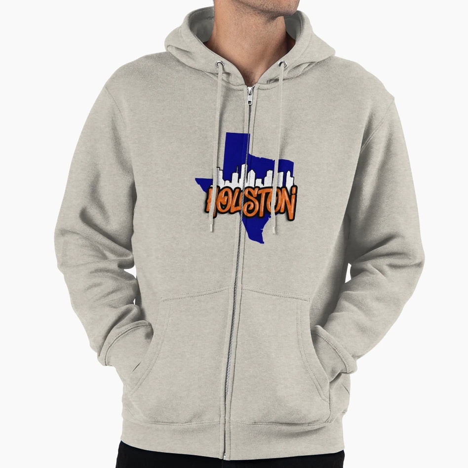 Houston Skyline Graffiti Texas Pride T-Shirt - Graphic Print for Adults - T-Shirt, Sweatshirt, Hoodie