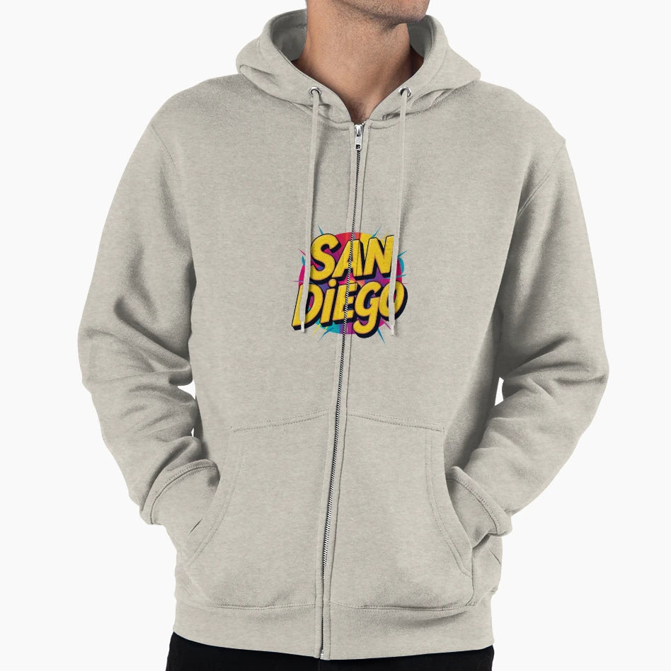 Vibrant And Eye Catching Featuring Words Hoodie - Minimalist Print Unisex - T-Shirt, Sweatshirt, Hoodie