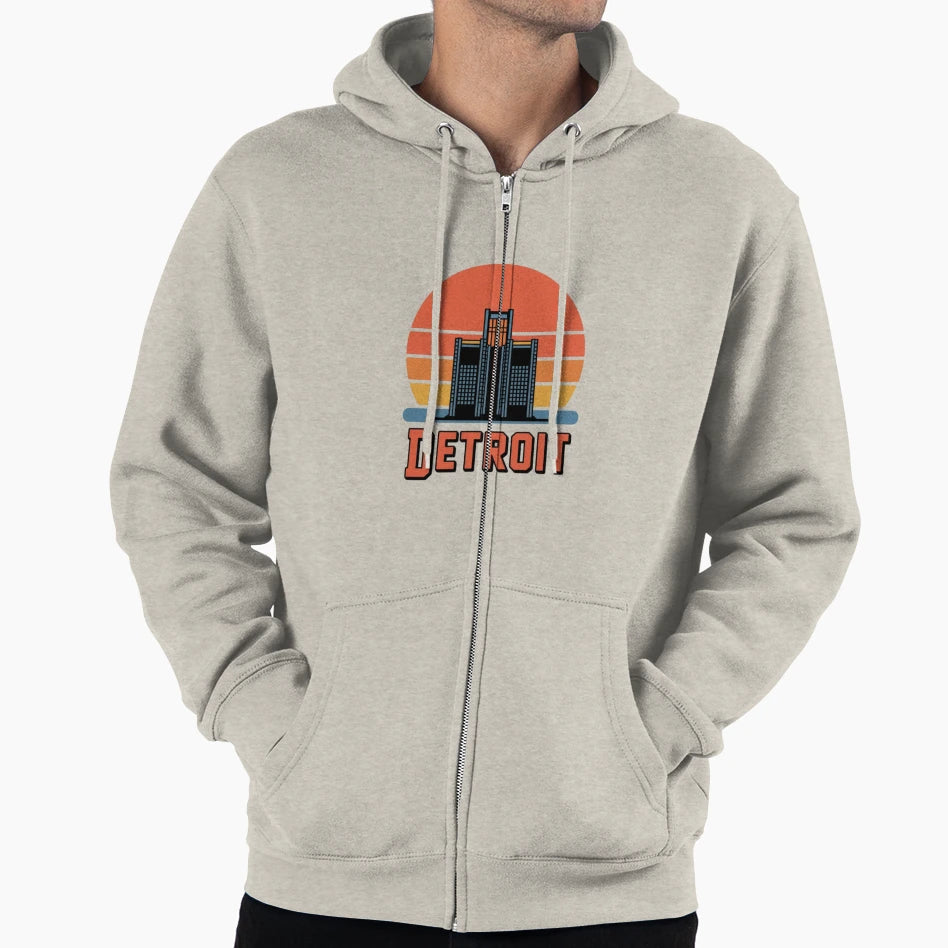 Detroit Hoodie - Streetwear Style Men Women - T-Shirt, Sweatshirt, Hoodie