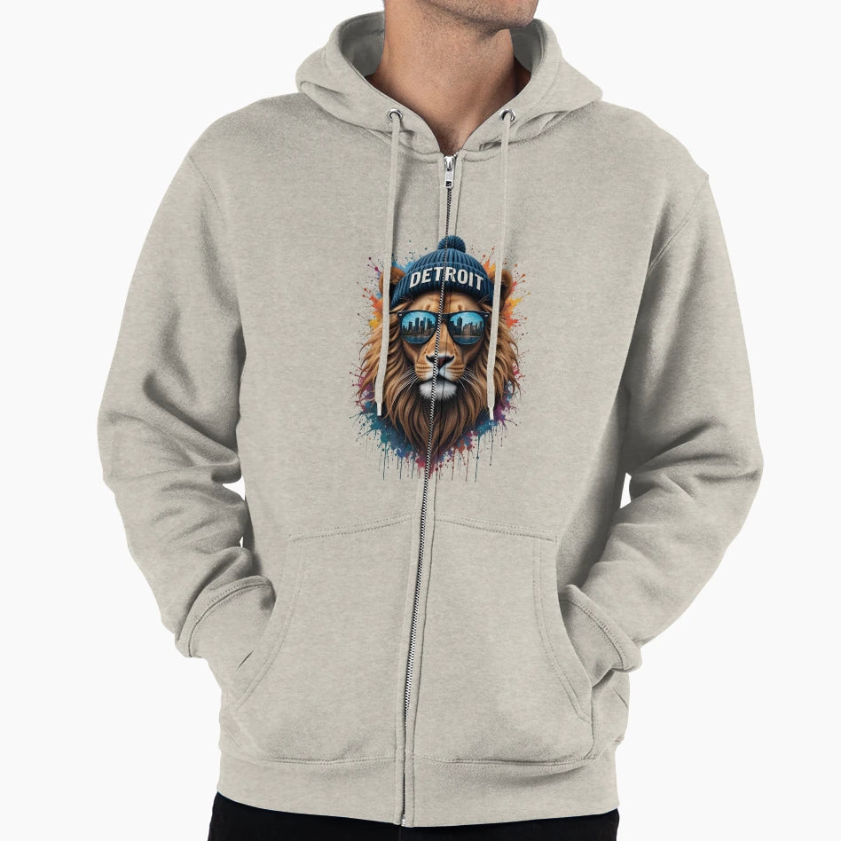 Detroit Lions Rocks Hoodie - Casual Everyday Wear Men Women - T-Shirt, Sweatshirt, Hoodie
