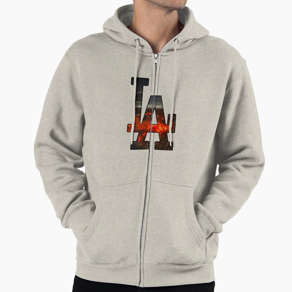 L Fire Hoodie - Fun Novelty Design Unisex - T-Shirt, Sweatshirt, Hoodie