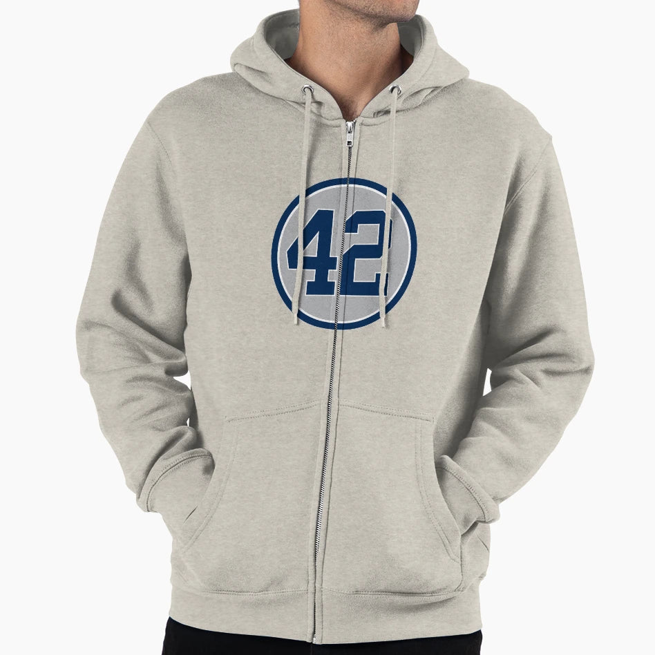 Mariano Rivera 42 Away Jersey Number Hoodie - Streetwear Style for Adults - T-Shirt, Sweatshirt, Hoodie