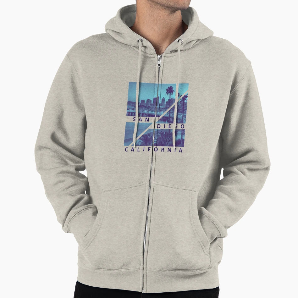 Travel To San Diego California Hoodie - Graphic Print for Adults - T-Shirt, Sweatshirt, Hoodie