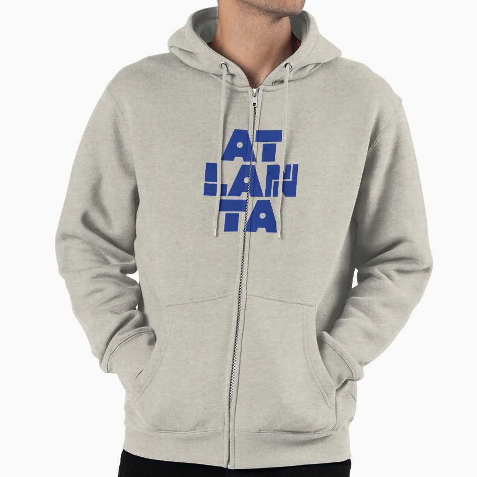 Atlanta Georgia Capital City Hoodie - Casual Everyday Wear Men Women - T-Shirt, Sweatshirt, Hoodie