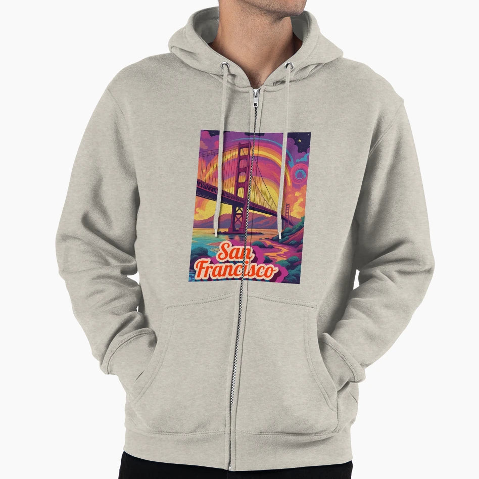 San Francisco Hoodie - Novelty Apparel for Adults - T-Shirt, Sweatshirt, Hoodie