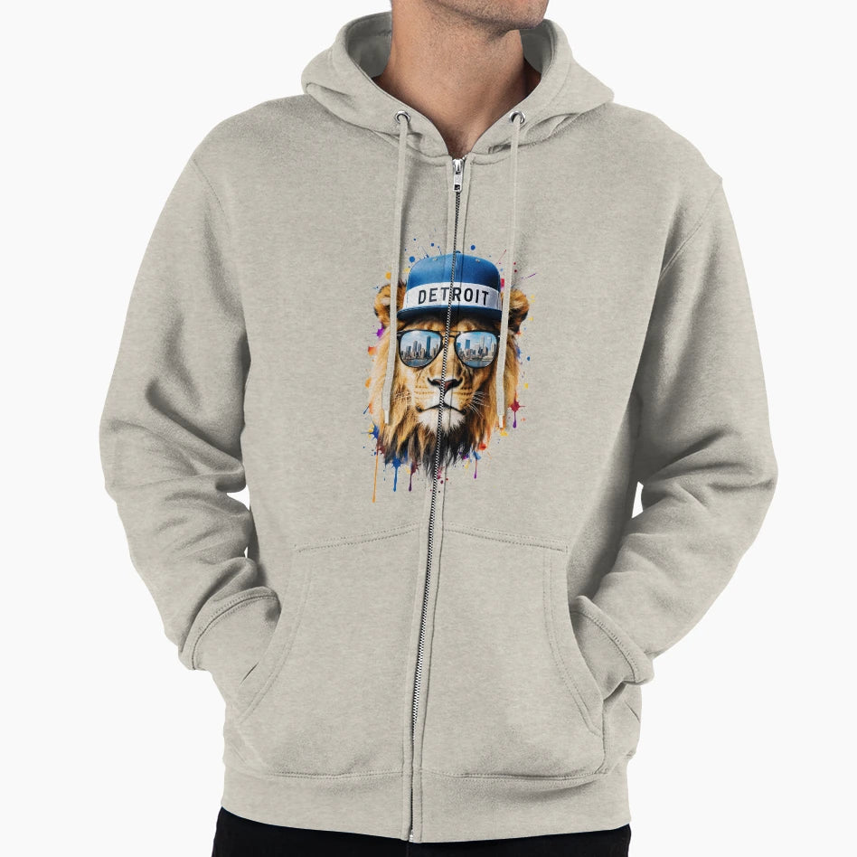 Detroit Hoodie - Custom Art Print Men Women - T-Shirt, Sweatshirt, Hoodie