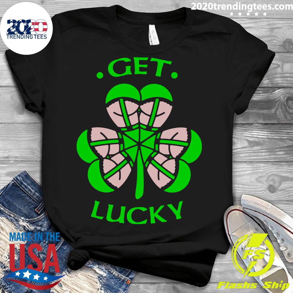 St. Patrick's Day Get Lucky - Adult & Kids T-Shirts, Sweatshirts & Hoodies apparel design preview 3