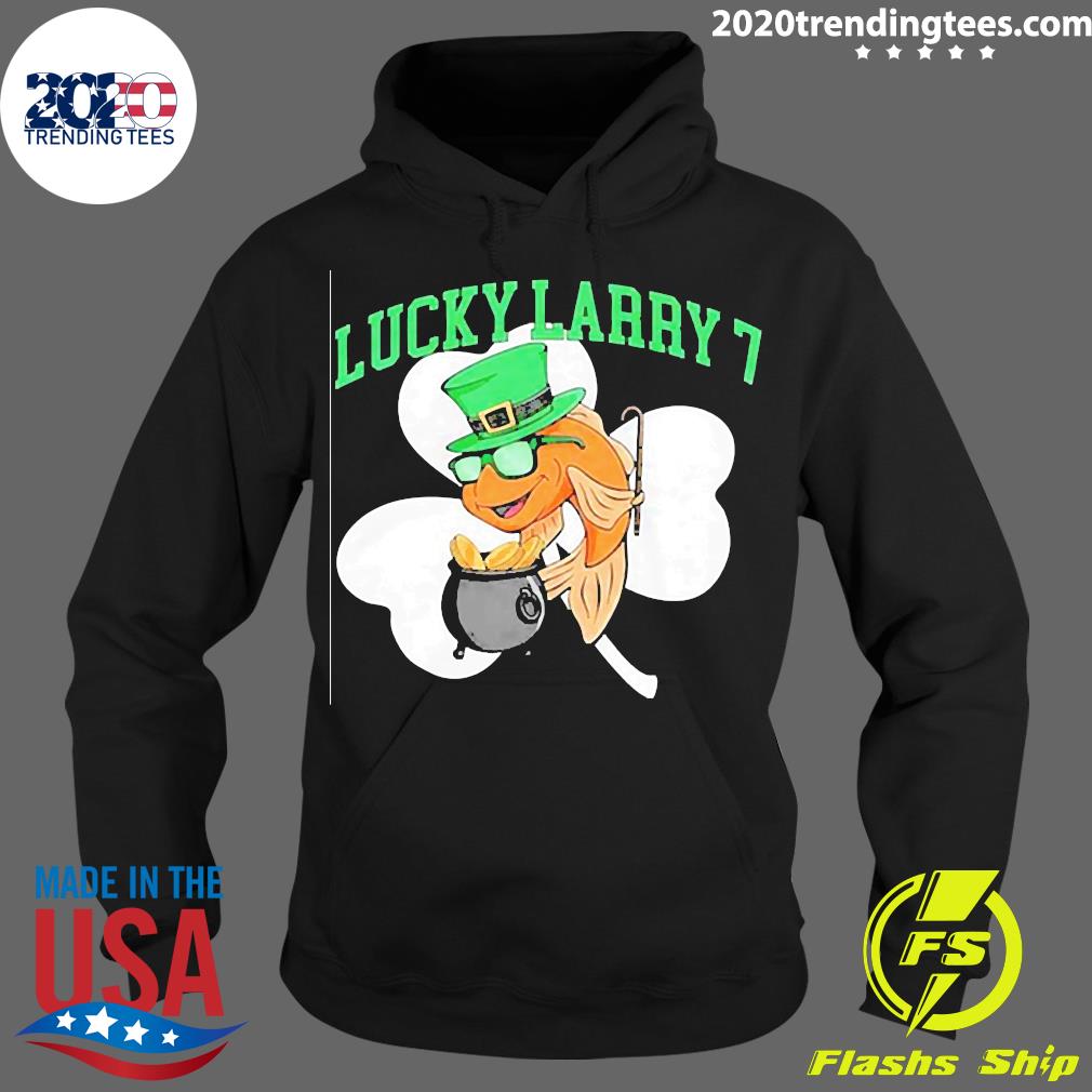 St Patrick's Day Lucky Larry 7 - Adult & Kids T-Shirts, Sweatshirts & Hoodies apparel design preview 2