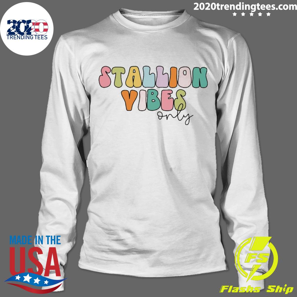 Stallion Vibes Only - Adult & Kids T-Shirts, Sweatshirts & Hoodies apparel design preview 4