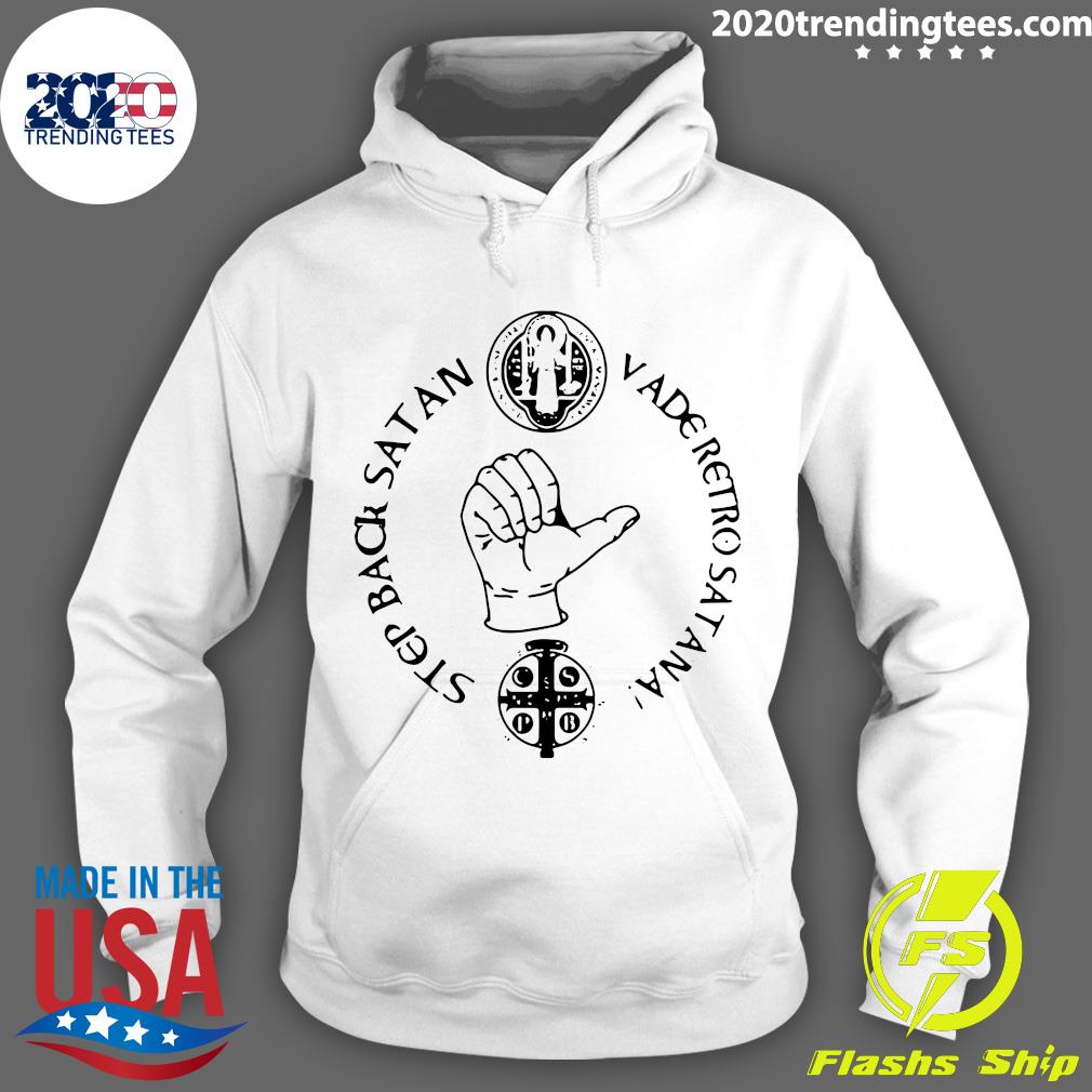 Step Back Satan Vade Retro Satana - Adult & Kids T-Shirts, Sweatshirts & Hoodies apparel design preview 2
