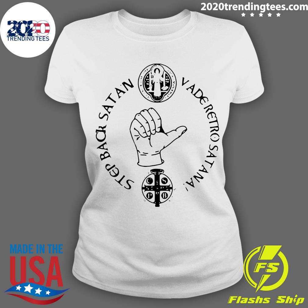Step Back Satan Vade Retro Satana - Adult & Kids T-Shirts, Sweatshirts & Hoodies apparel design preview 3