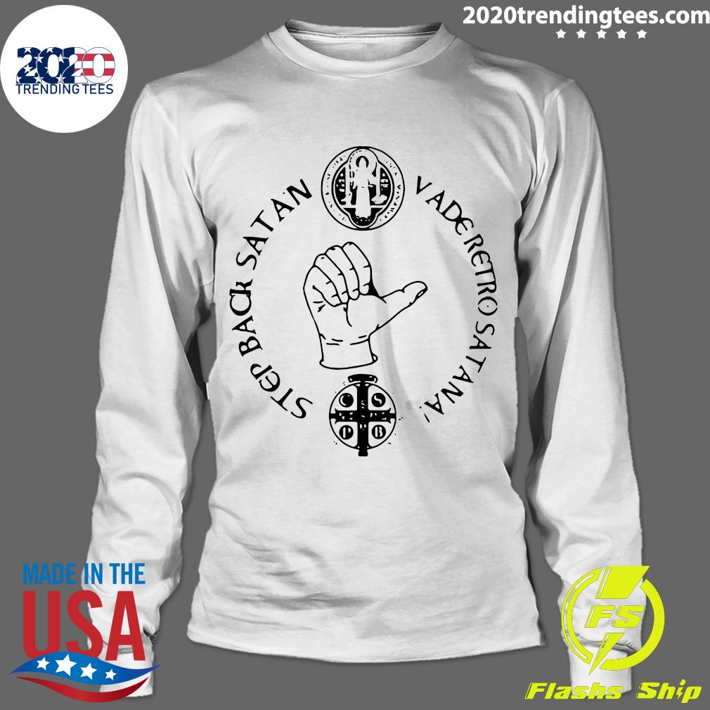Step Back Satan Vade Retro Satana - Adult & Kids T-Shirts, Sweatshirts & Hoodies apparel design preview 4